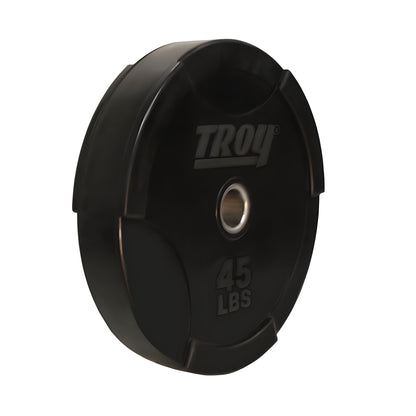 TROY BO-SBP Black Solid Bumper Plate w Steel Insert - BO-230SBP_Set