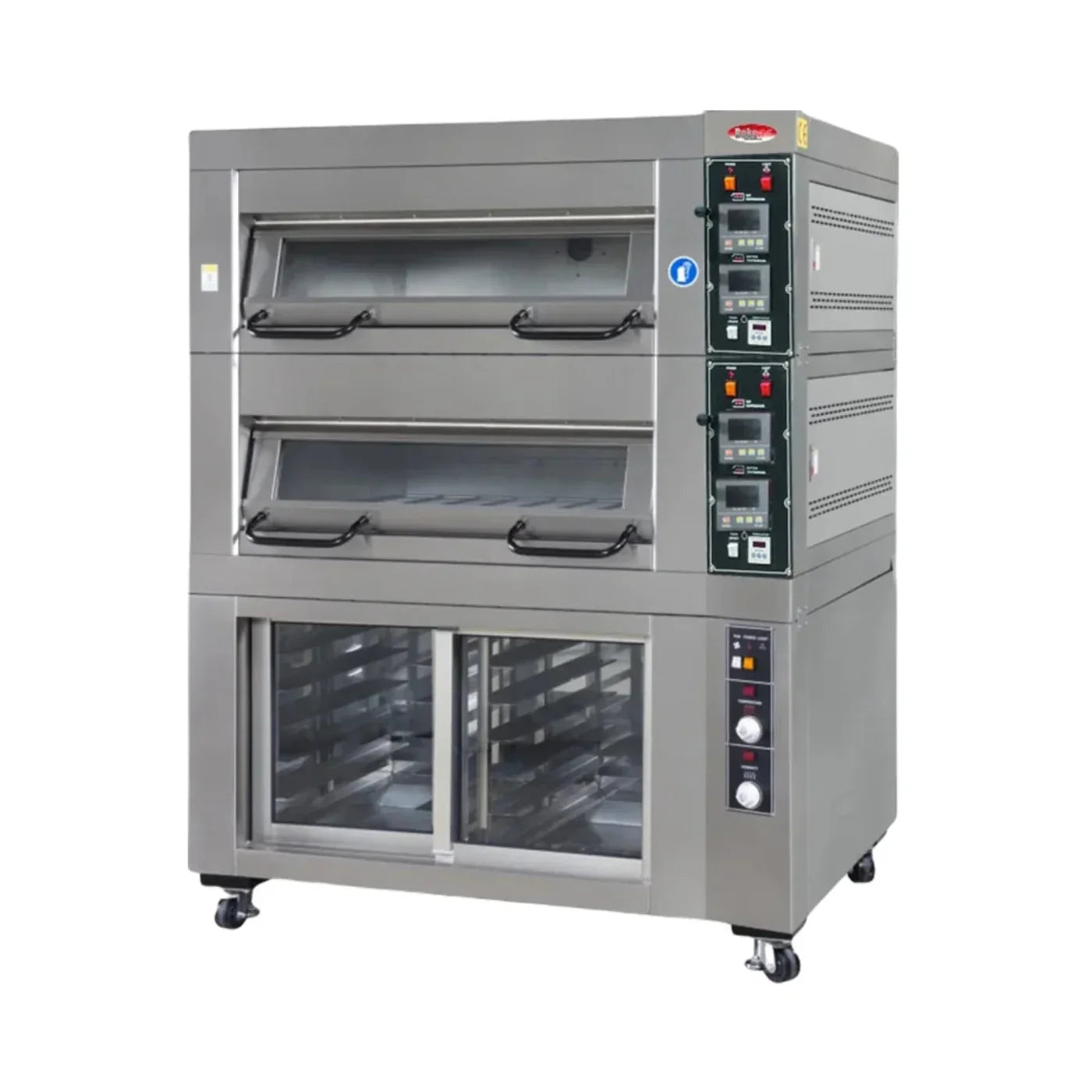 BakeMax75" Triple Deck Electric Oven, Accommodates (9) 18" X 26" Pans, 220/60/3 - BMTD003