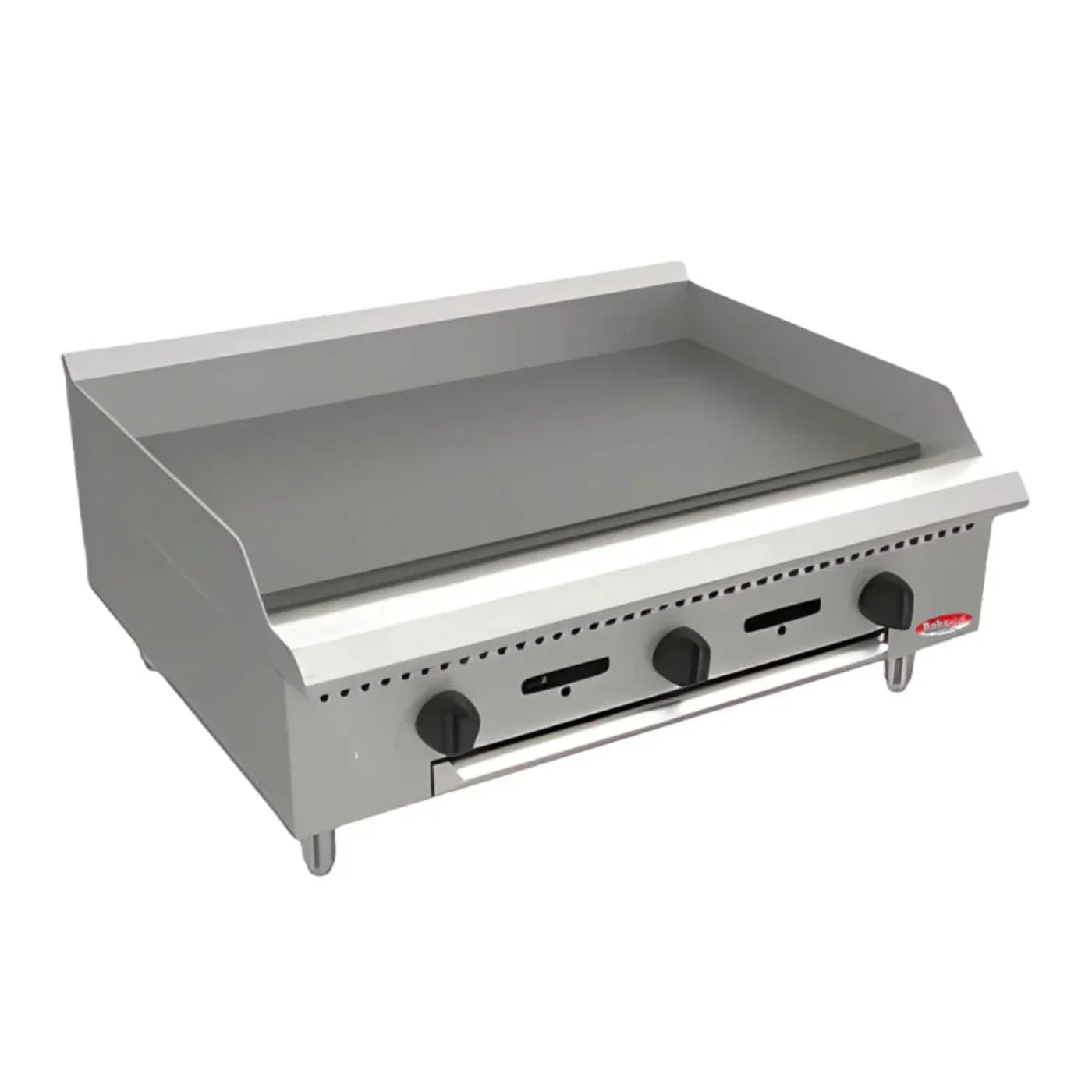 BakeMax36" Countertop Themostatic Gas Griddle w/ Manual Controls, 90,000 BTU - BATG36
