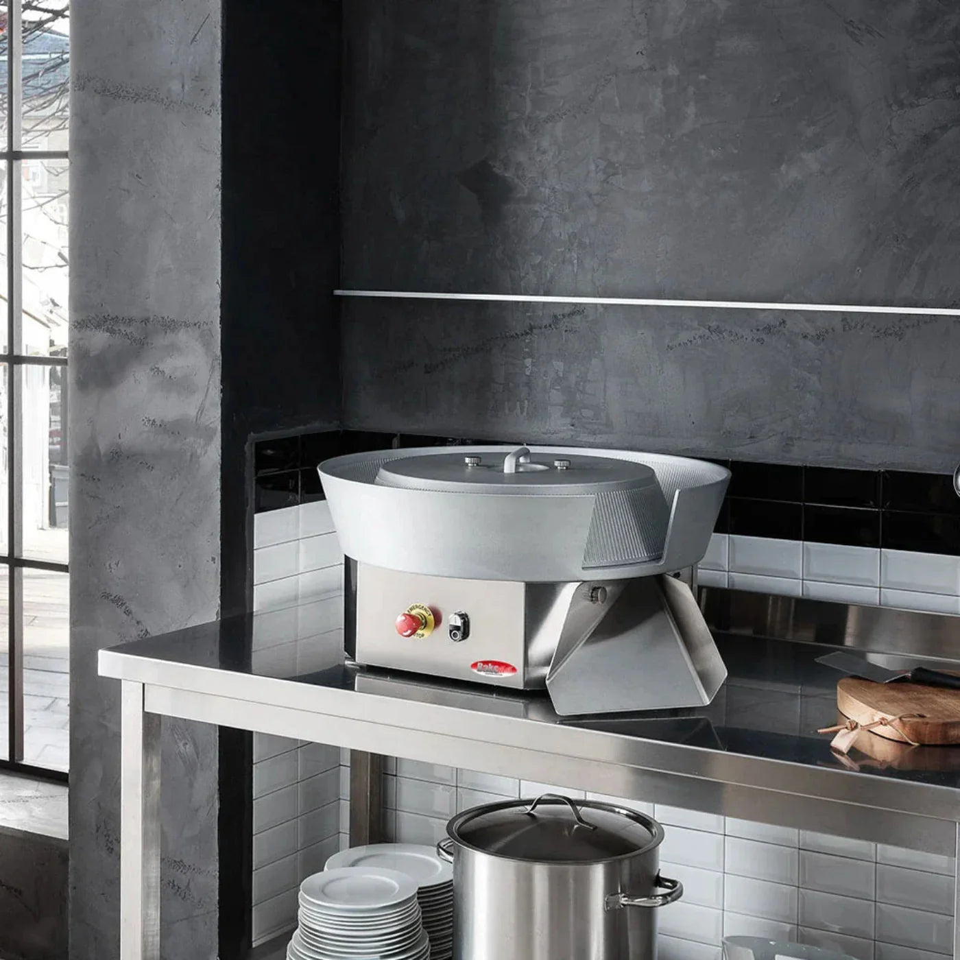 BakeMax 34" Dough Ball Rounder, Countertop, 2.5 Oz - 42.3 Oz. Portions - BMDBR03