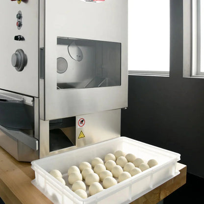 BakeMax 34" Automatic Dough Divider/Rounder, 44 Liter Dough Hopper, 115/60/1 - BMDD003