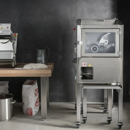 BakeMax BMDD005 28.5" Automatic Dough Divider/Rounder, 44 Liter Dough Hopper, 115/60/1 -  BMDD005