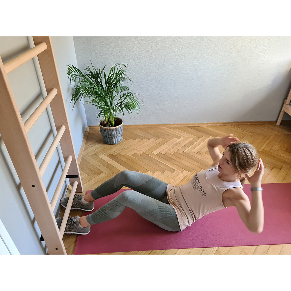 BenchK Wood Swedish Ladder w/ BenchTop - 5903317830610