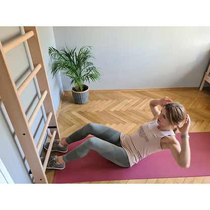 BenchK Wood Swedish Ladder w/ BenchTop - 5903317830610