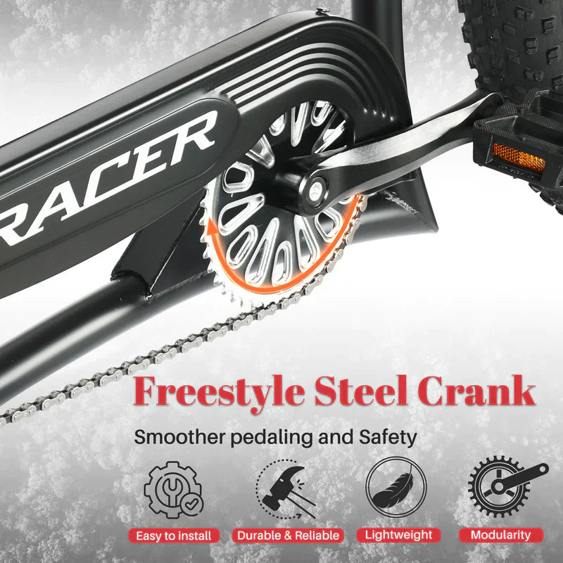 Tracer 26" Harman 1-Speed Classic Chopper Stretch Cruiser Fat Tire Bike