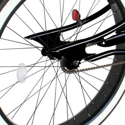 Tracer 29" Master 1-Speed Chopper Stretch Beach Cruiser Fat Tire Bike - MB-MASTER-BK