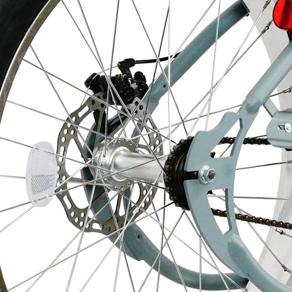 Tracer 26" Santak GT Chopper Stretch Cruiser 1-Speed Fat Tire Bike - MB-SANTAK-BL