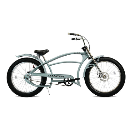 Tracer 26" Santak GT Chopper Stretch Cruiser 1-Speed Fat Tire Bike - MB-SANTAK-BL