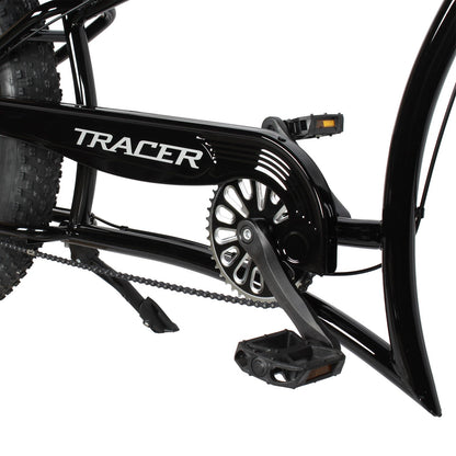 Tracer 26" Siena Chopper Stretch Cruiser Fat Tire Bike - MB-SIENA-M-BK/PLS