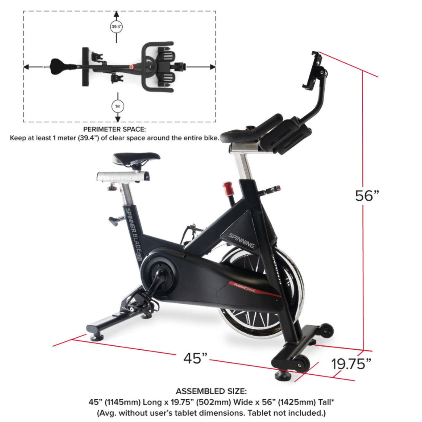 Spinning Spin Bikes Spinning Blade ION Connected Home Spinner Bike - 10-035