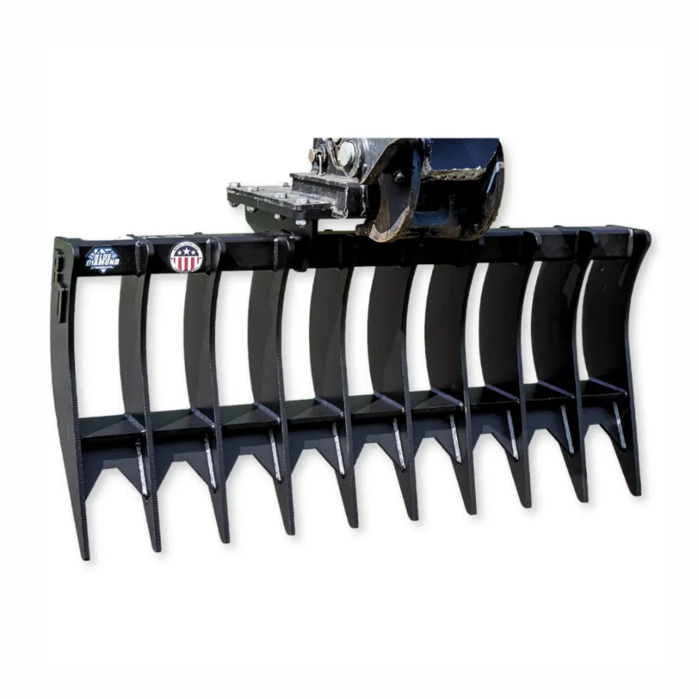 Blue Diamond Excavator Rake - Heavy Duty - BDA-170405-WEDGE