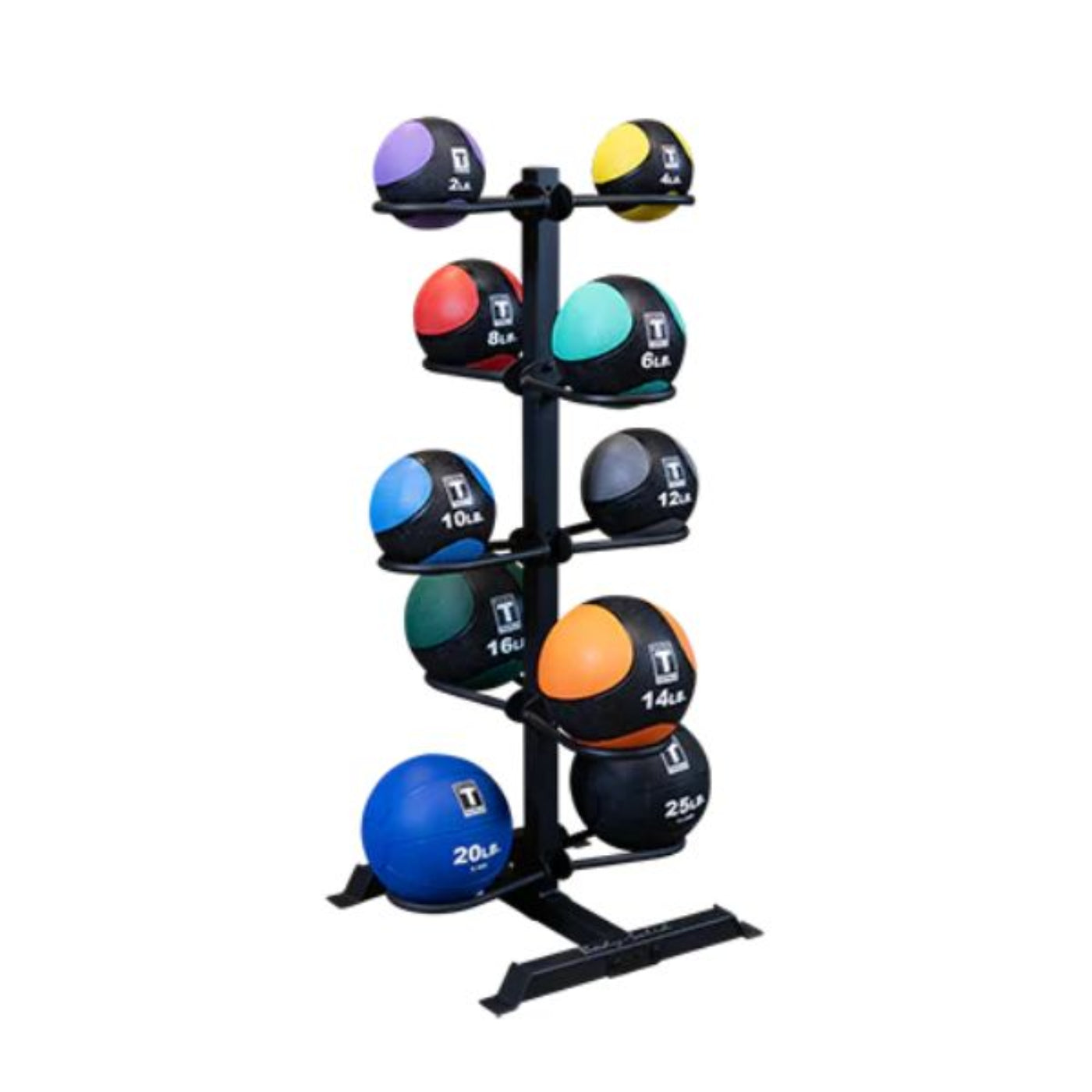 Dynamic Body-Solid GMR20-MEDPACK Medicine Ball and Wall Ball Rack - GMR20-MEDPACK