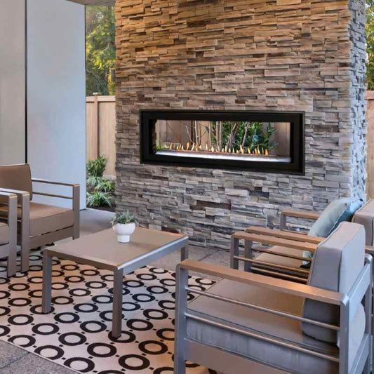 Empire Boulevard 48" See-Through Direct Vent Linear Gas Fireplace | DVLL48SP - DVLL48SP90N