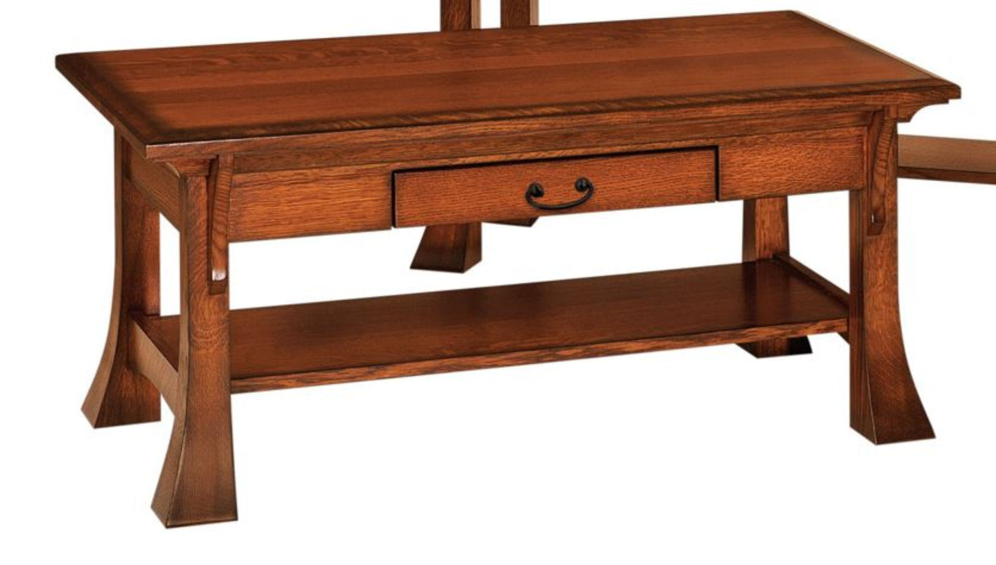 QW Amish Breckenridge Coffee Table - 192C-SC-4222BRC COFFEE TABLE