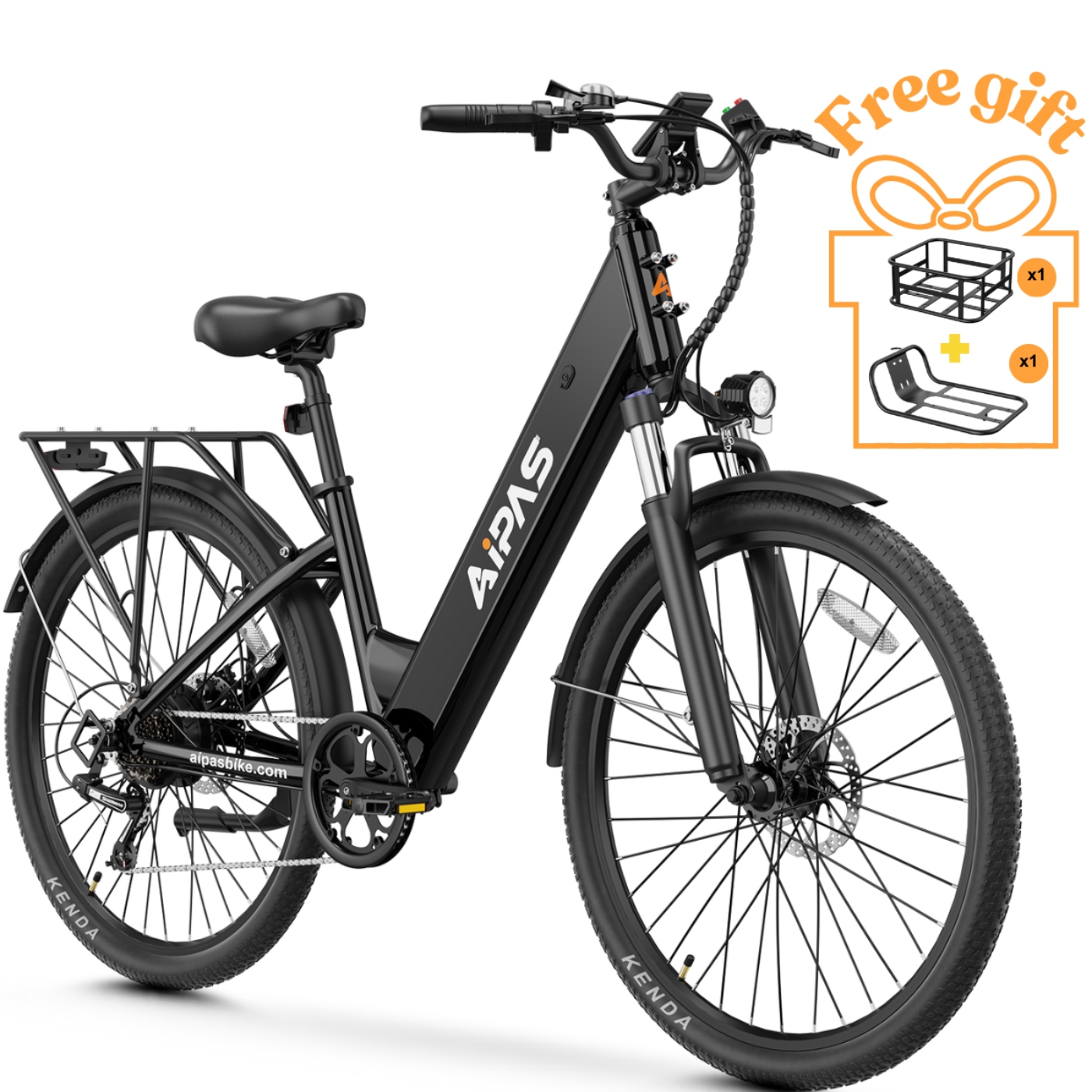 Aipas C1 Xpress ST Ebike - Aipas-C1-BK