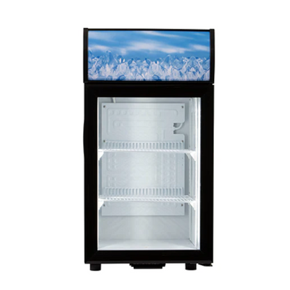Adcraft CDRF-1D/1.5 Countertop Display Refrigerator 1.5 Cubic Feet - CDRF-1D/1.5
