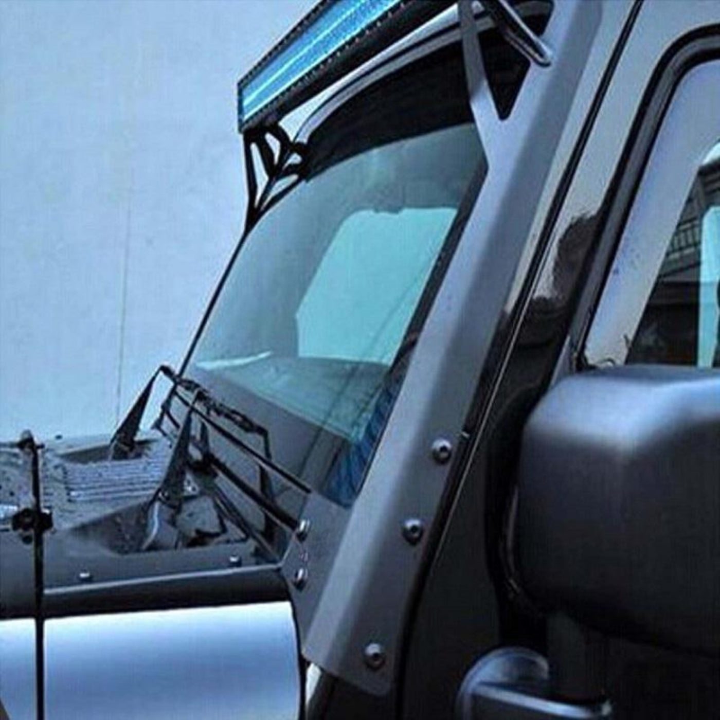 Auxbeam 52" 5D-PRO Light Bar&Windshield Mounting Brackets For Jeep Wrangler JK 2007~2017 - GP00007521