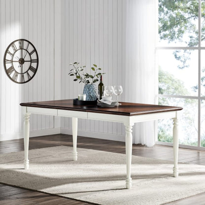 Crosley Shelby Dining Table Distressed-White - CF2002-WH
