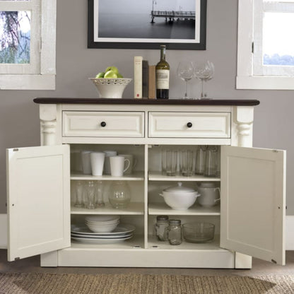 Crosley Shelby Sideboard Distressed-White - CF4206-WH