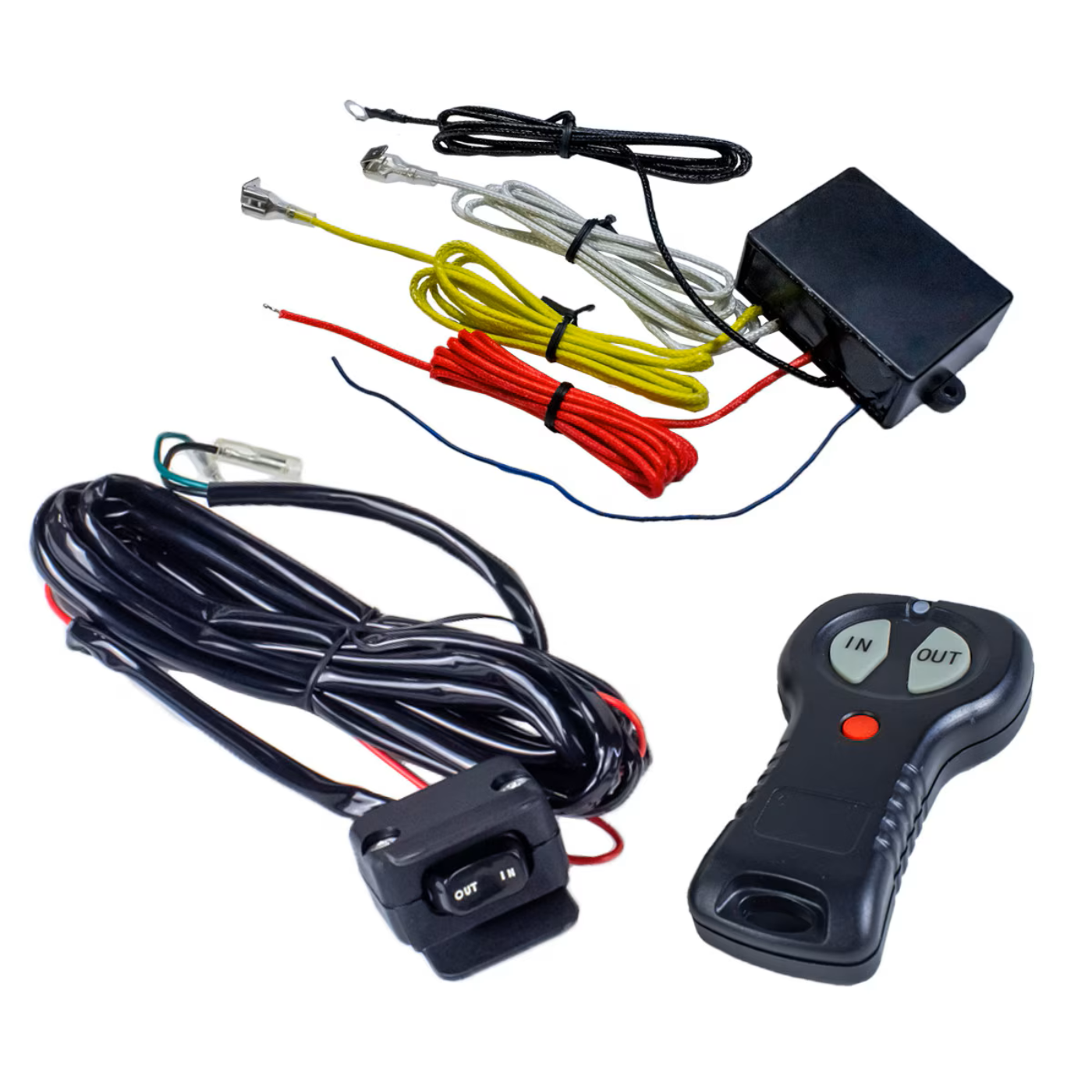 MotoAlliance Viper V2 ATV/UTV Winch Wide Spool 6000lbs New - VT6000SE_BK