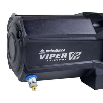 MotoAlliance Viper V2 ATV/UTV Winch 6000lbs New - VT6000_BL