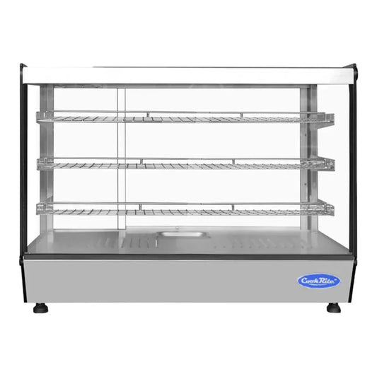 Atosa CHDS-71 35.38" Countertop Heated Square Display Case 7.1  Cu. Ft - CHDS-71