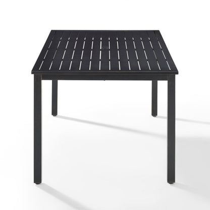 Crosley Kaplan 60 Inch Outdoor Metal Dining Table Oil-Rubbed Bronze - CO6215-BZ