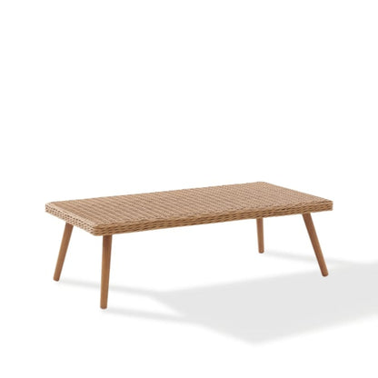 Crosley Landon 2pc Outdoor Wicker Conversation Set Oatmeal  - CO7186-LB