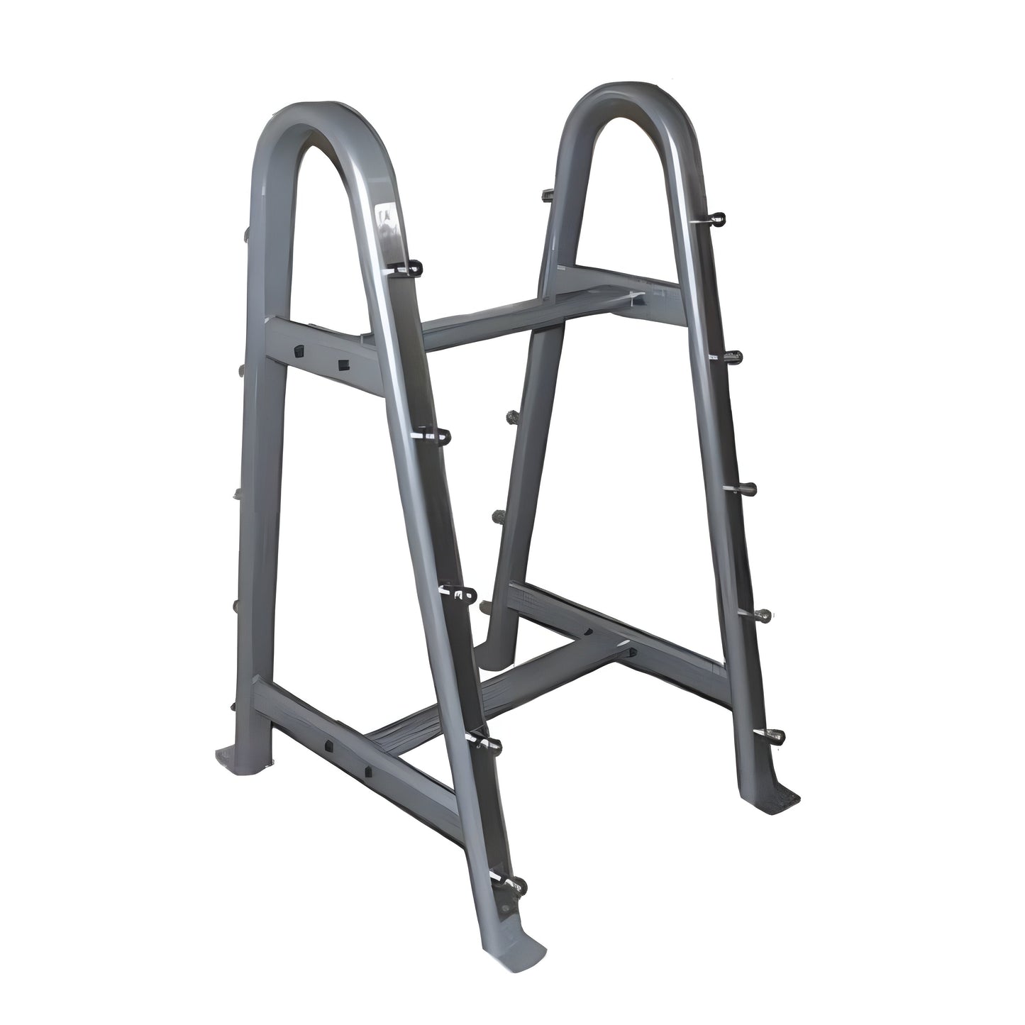 TROY  Rubber Straight Barbell Set 20-110 lbs with Rack - COMMPAC-TSBR110