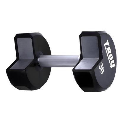 TROY Urethane Dumbbell Set with Racks - COMMPAC-TSDU100