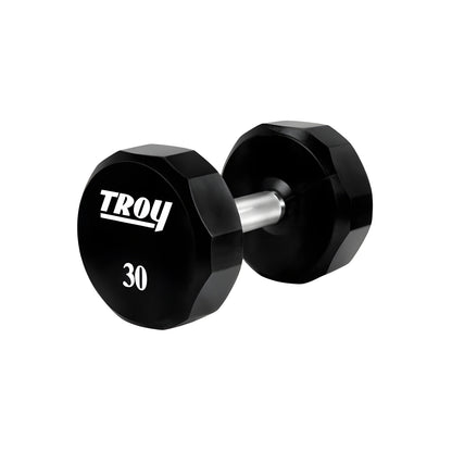 TROY Urethane Dumbbell Set with Racks - COMMPAC-TSDU100