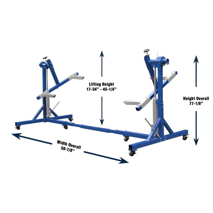 Tuxedo CR-3000 Car Rotator - 3,000 lb Capacity - CR-3000