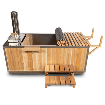 Dundalk LeisureCraft The Starlight Wood Burning Hot Tub - 784083521170