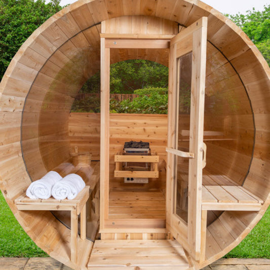 Dundalk Leisurecraft Serenity MP Barrel Sauna - CTC2245MPE