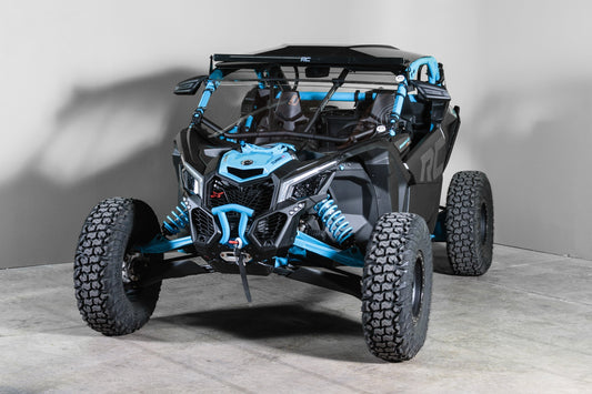 Can-Am Maverick X3 with Intrusion Bars Full 1/4" Scratch Resistant Windshield (Tinted Visor)
