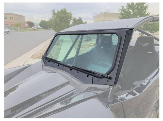 UTVZILLA Textron Wildcat XX Vented Glass Windshield with Wipers (2018-2020) - ZL-WCXX-WS-GLS-BLK-Y