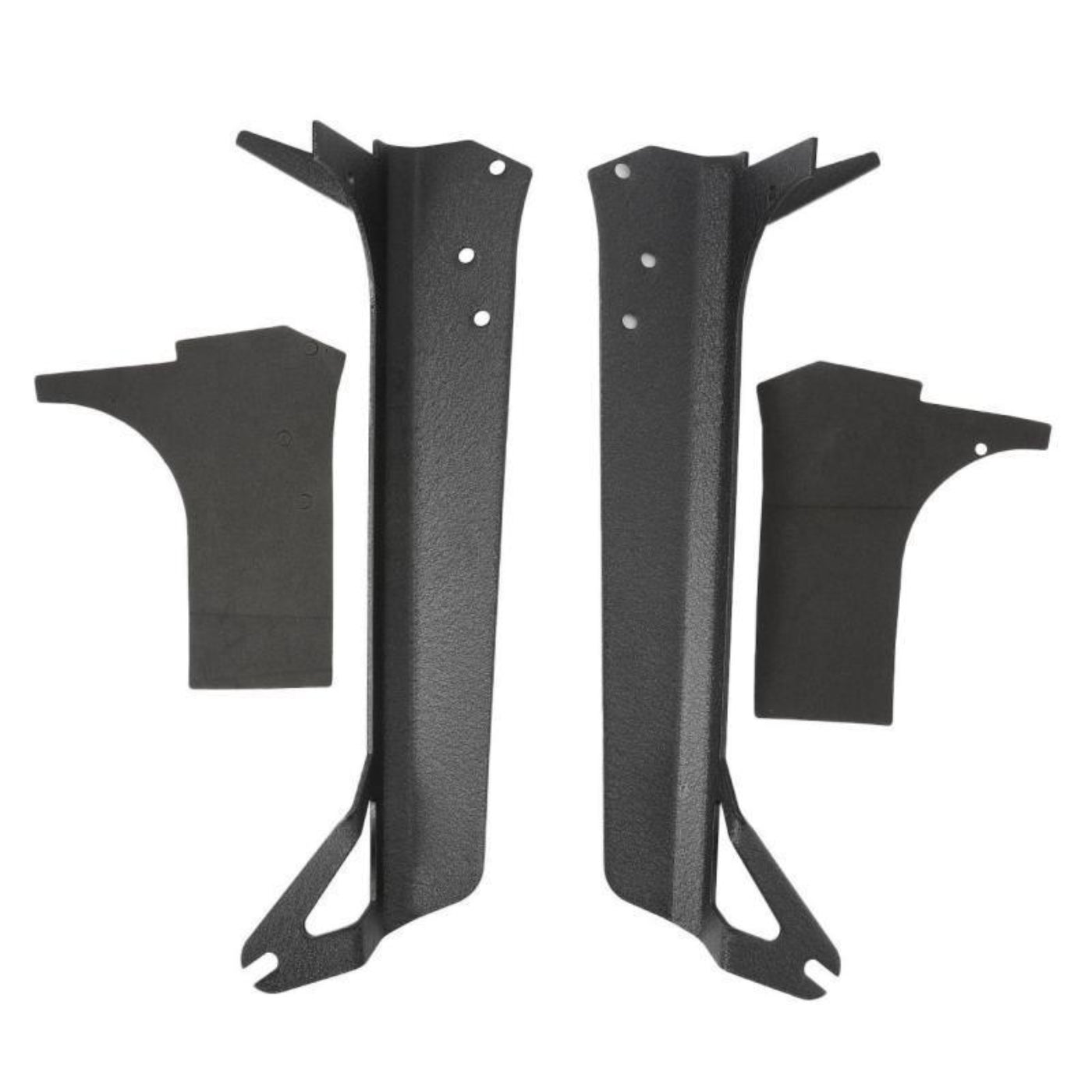 Auxbeam 7" LED Halo Headlights + 4" Inch LED Fog Lights with DRL + 5D-PRO 52" Straight LED Light Bar + Windshield Mounting Brackets + 18W Spot Beam Pod Lights Set for for Jeep Wrangler JK - GP00007760