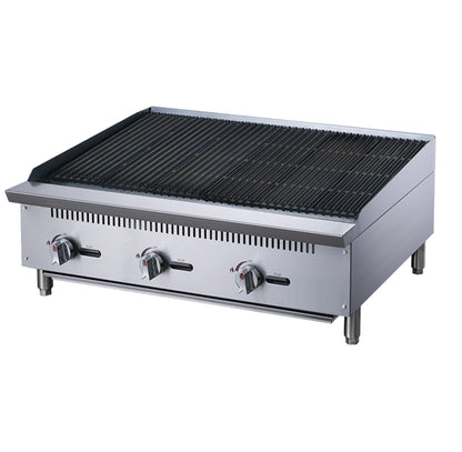 Chef AAA Commercial 36 in. Countertop Charbroiler - TCCB36