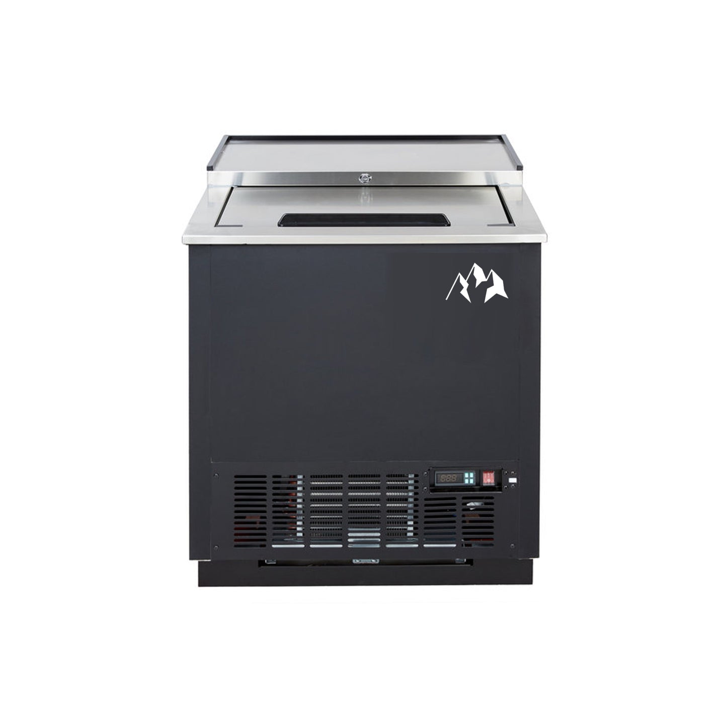 Chef AAA - GF25-HC, Commercial 26" Black Glass Froster / Plate Chiller - GF25-HC