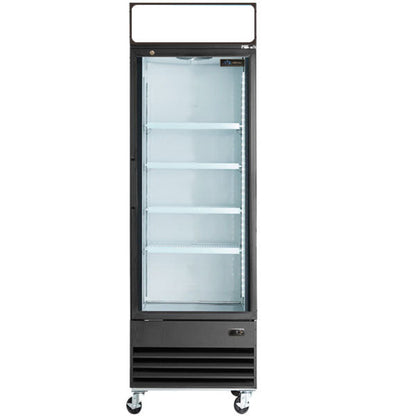 Chef AAA - LGS-360W, Commercial 24" 1 Glass Door Refrigerator 15.2 cu.ft - LGS-360W