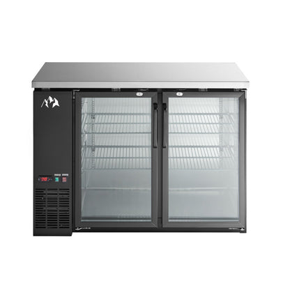 Chef AAA - Commercial 49" Glass Door Back Bar Refrigerator 11.2 cu.ft. - TBB-48G-HC