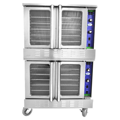 Chef AAA - KF-DDCOG, Commercial Double Deck Convection Oven Natural Gas - KF-DDCOG