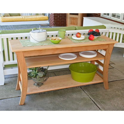 Creekvine Designs Cedar Entertaining Buffet Table - ELY4820CVD
