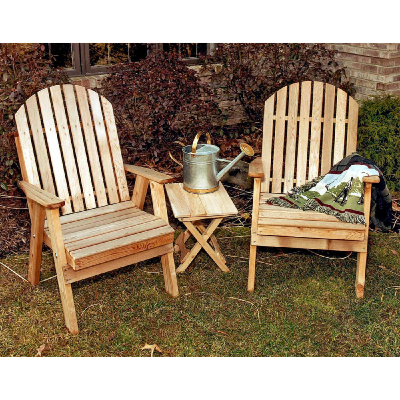 Creekvine Designs Cedar Fanback Patio Chair - WF2130CVD