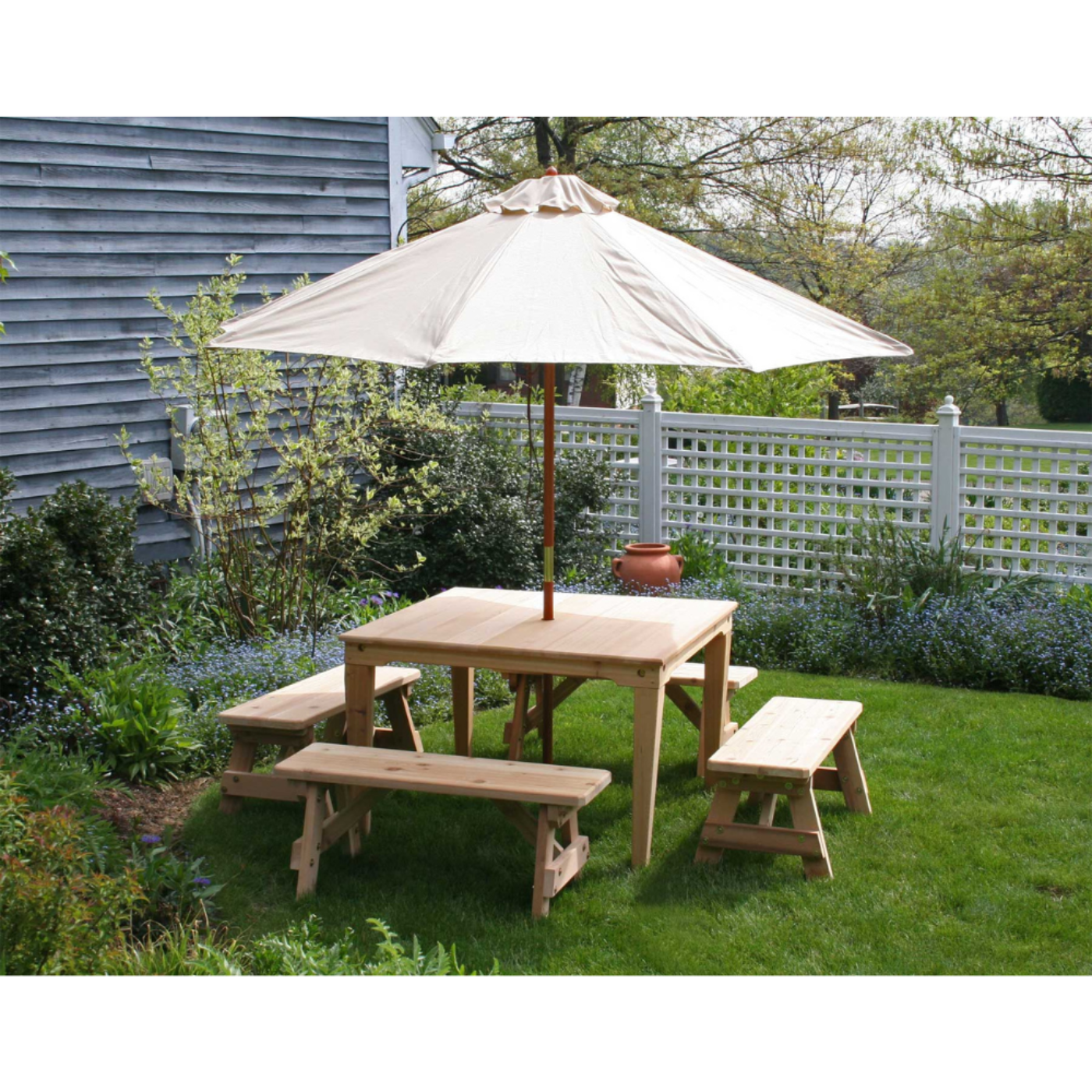 Creekvine Designs Cedar Social Dining Set - WRFSTDSCVD