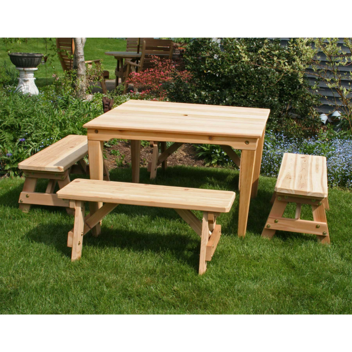 Creekvine Designs Cedar Social Dining Set - WRFSTDSCVD