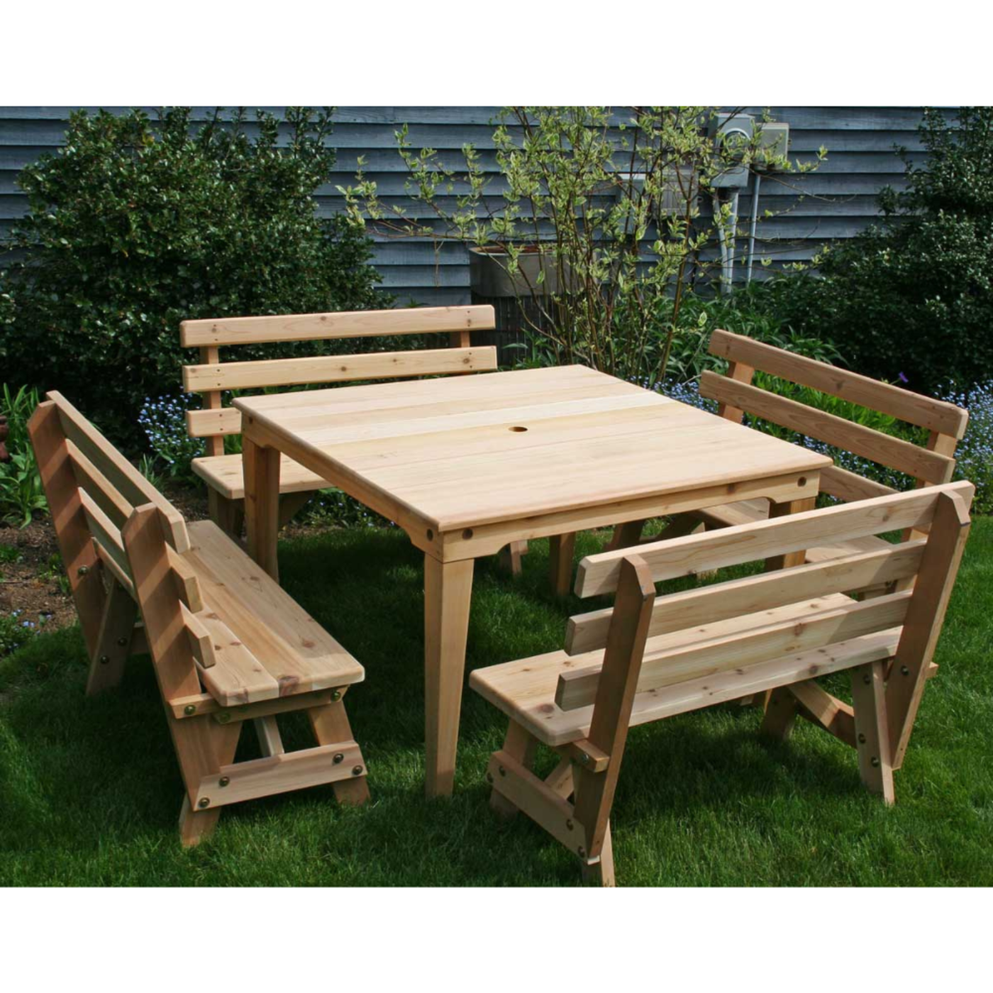 Creekvine Designs Cedar Union Dining Set - WRF47UDSCVD
