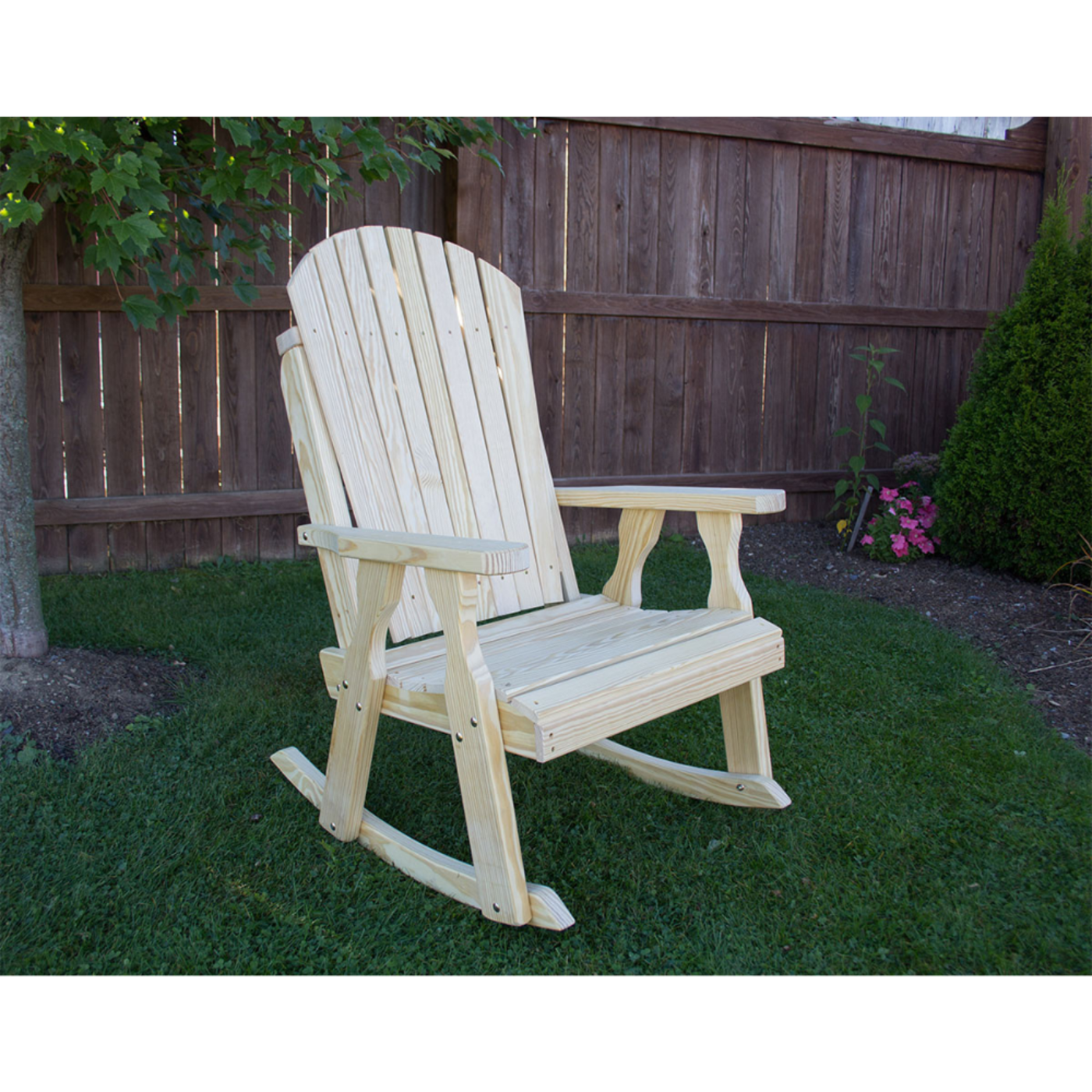 Creekvine Designs Treated Pine Curveback Rocking Chair - FR24ADCVD