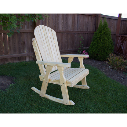 Creekvine Designs Treated Pine Curveback Rocking Chair - FR24ADCVD