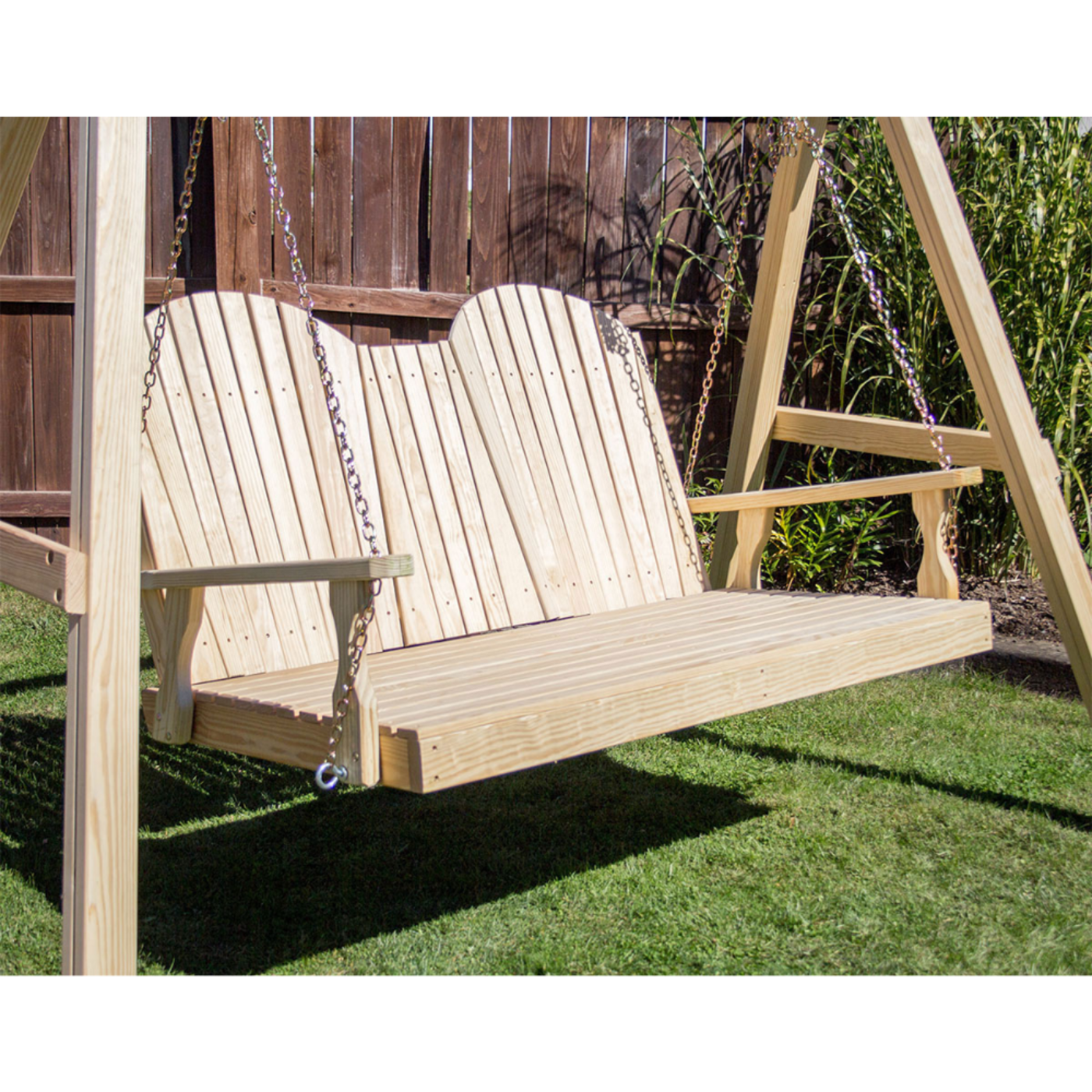 Creekvine Designs Treated Pine Curveback Swingbed - FTSBED60CUCVD